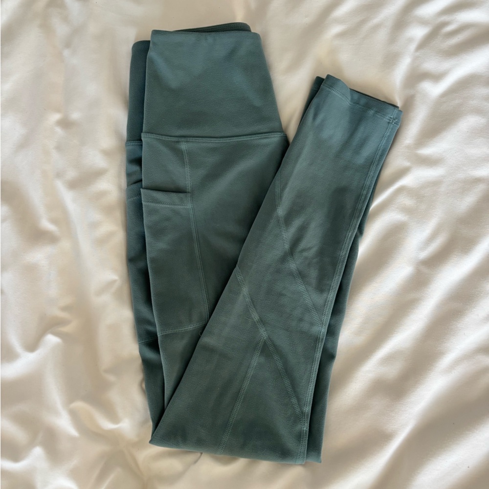Seafoam Green/ Teal Leggings with Pockets